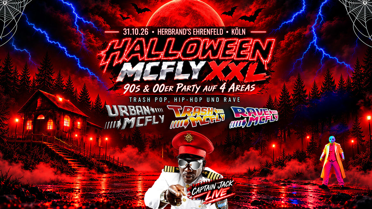FB-Querformat2-klein Halloween McFly XXL - Captain Jack Live - 90s & 00er Party